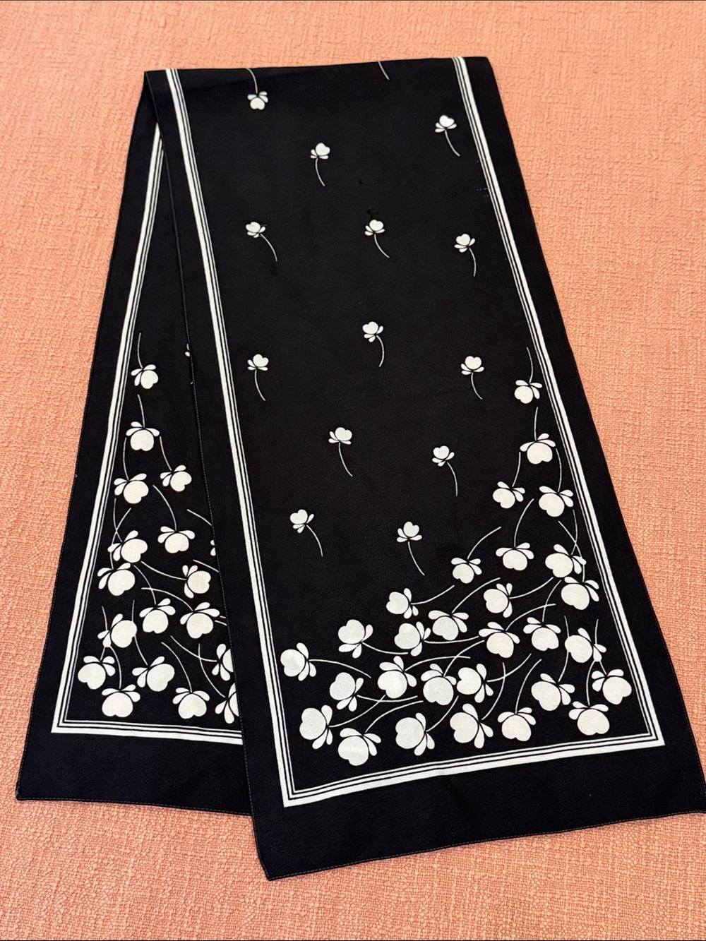 Vintage Italian Floral scarf